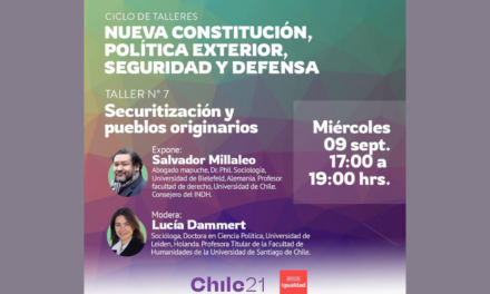 Lucía Dammert en taller: «Securitización y pueblos originarios»